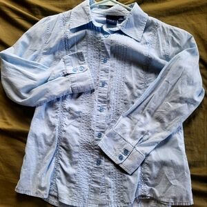 Sonoma light blue ladies button down size s